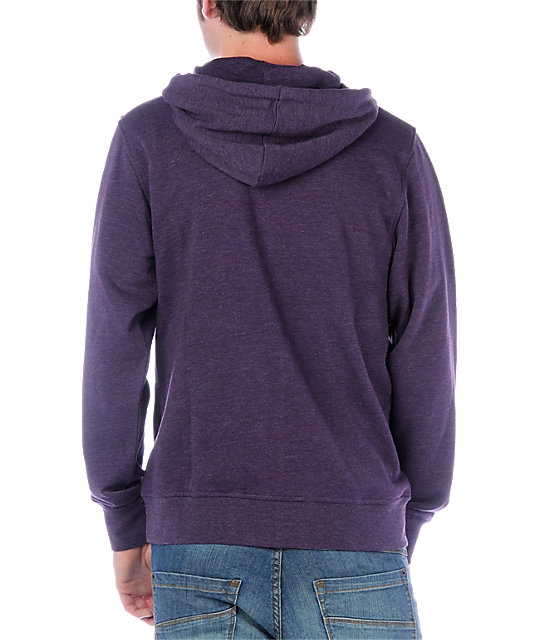 solid purple hoodie