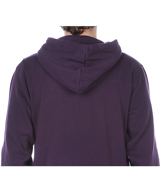 solid purple hoodie