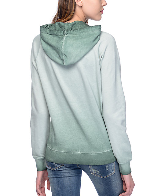 Zine Tera Sage Green Pigment Spray Dyed Hoodie | Zumiez