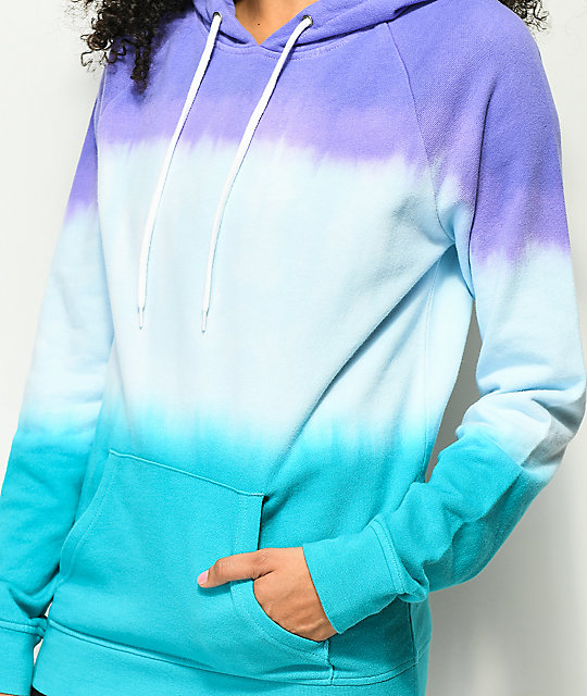 sudadera turquesa
