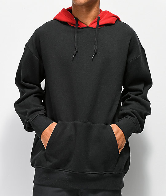 zine black hoodie