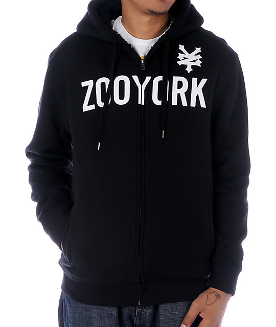 black and white zoo york hoodie