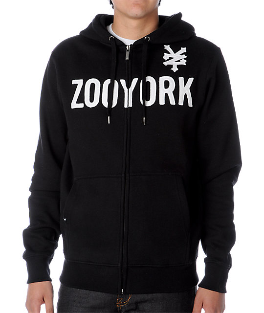 zoo york black hoodie