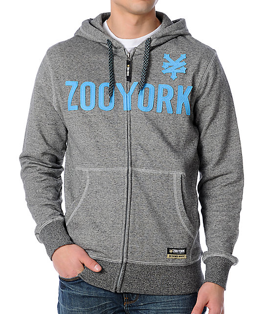 zoo york grey hoodie