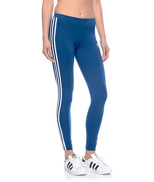 blue addidas leggings