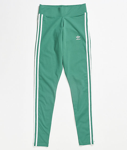 teal adidas leggings