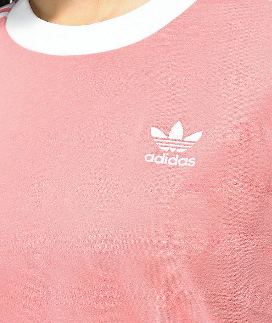 adidas pastel pink shirt