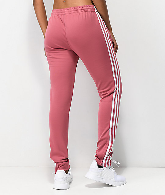 mens pink adidas track pants