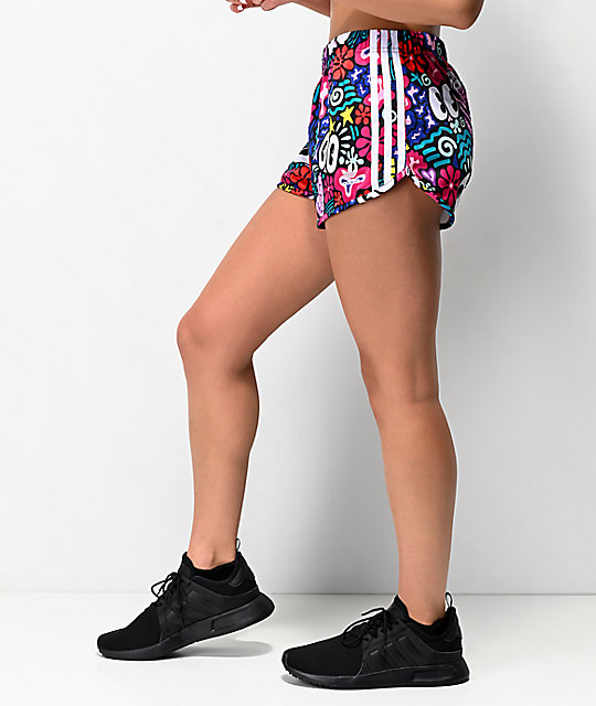 adidas 3 stripes shorts multicolor adidas 3 stripes shorts multicolor