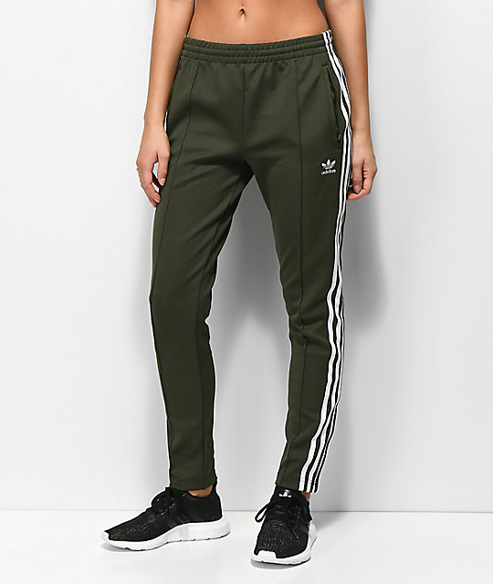 olive green adidas joggers