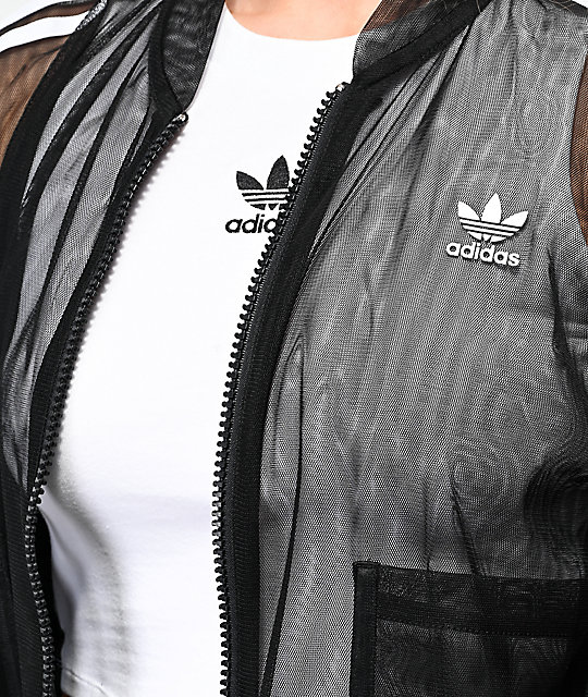 adidas black and beige jacket