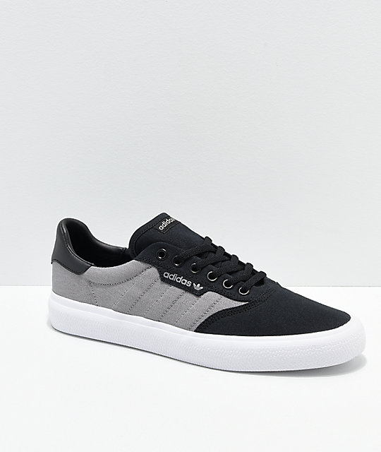 adidas 3mc black grey & white shoes