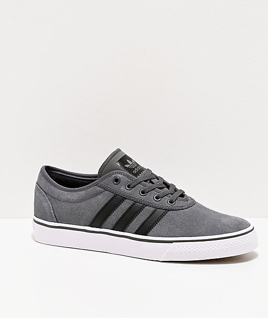 zapatos adidas grises