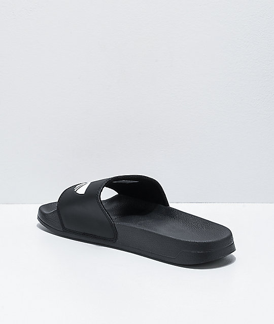 adilette slides all black