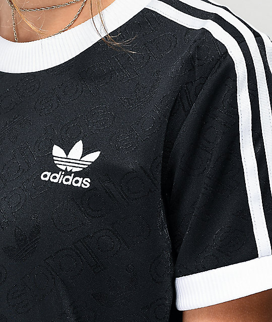 playera adidas blanca con negro