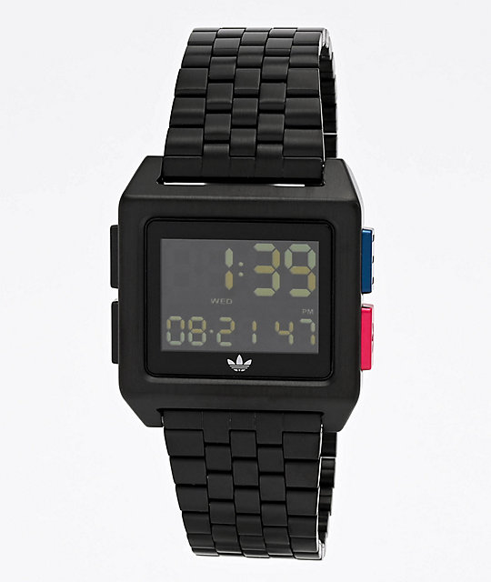 adidas adidas watch noir digital noir SpUzMVq
