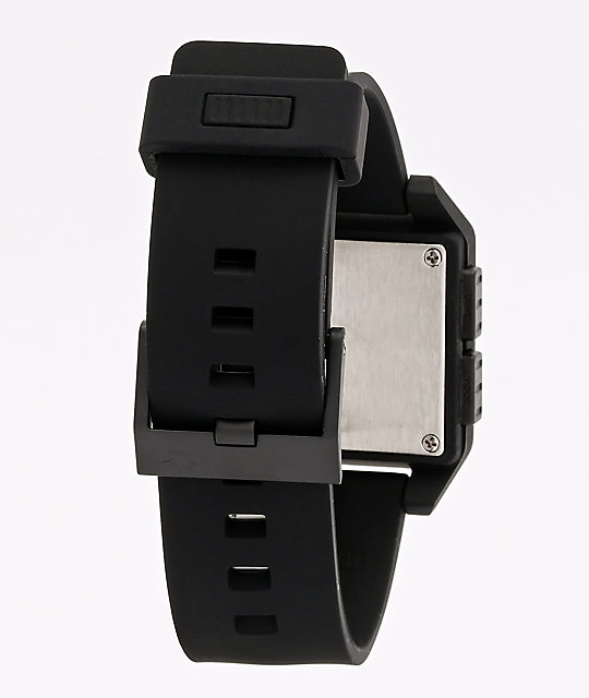 adidas digital watch black