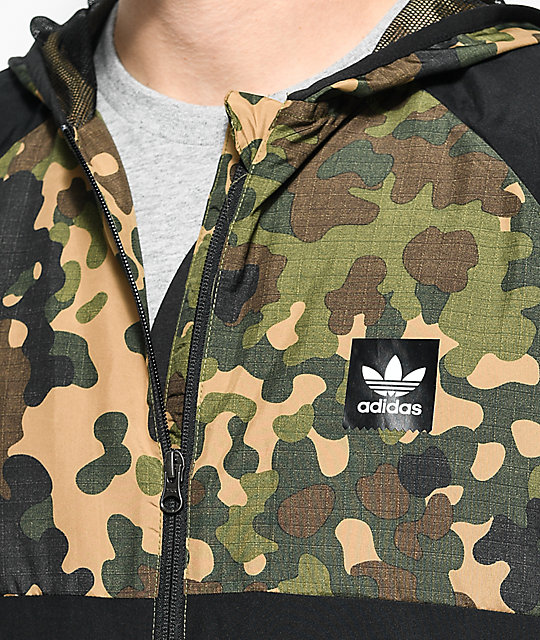 adidas windbreaker zumiez
