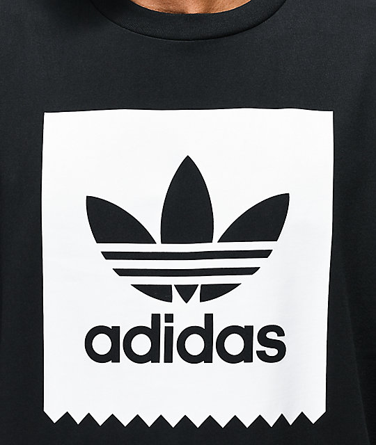 adidas black and white long sleeve top