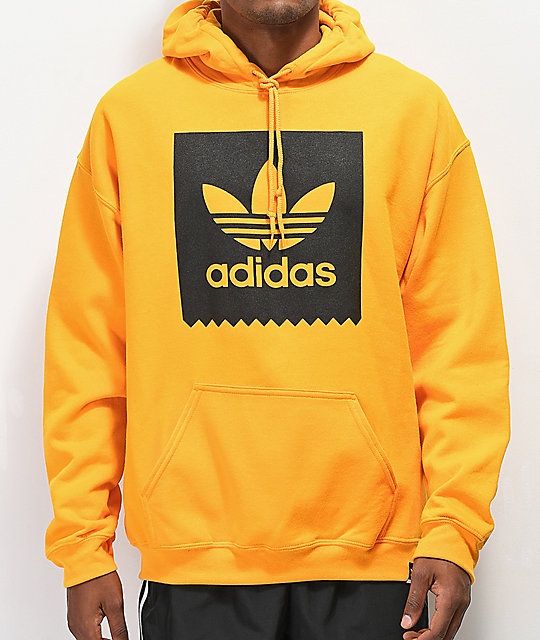 adidas hoodie yellow
