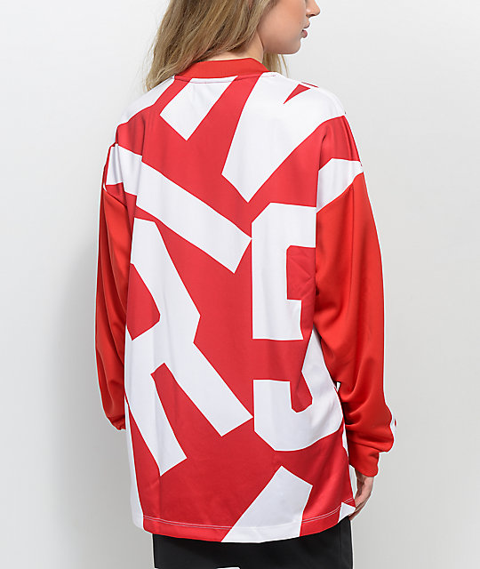 chandal adidas rojo y blanco