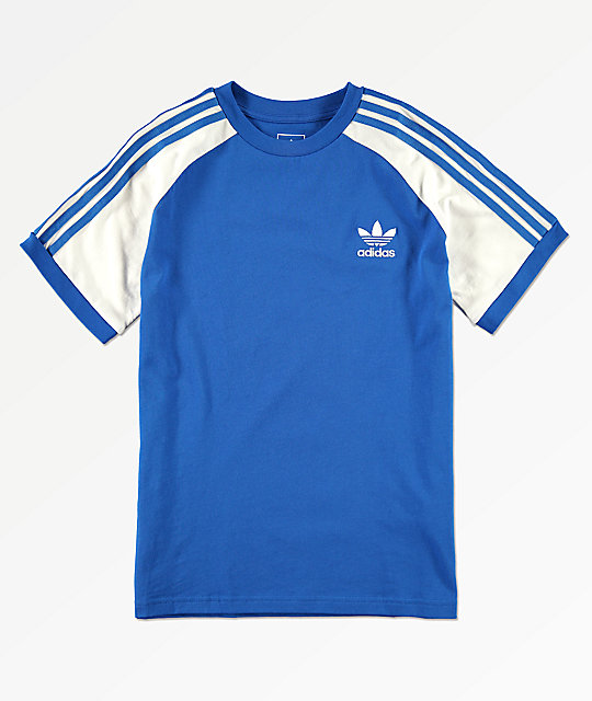 adidas california t shirt blue