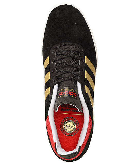 adidas busenitz black gold red - 54 