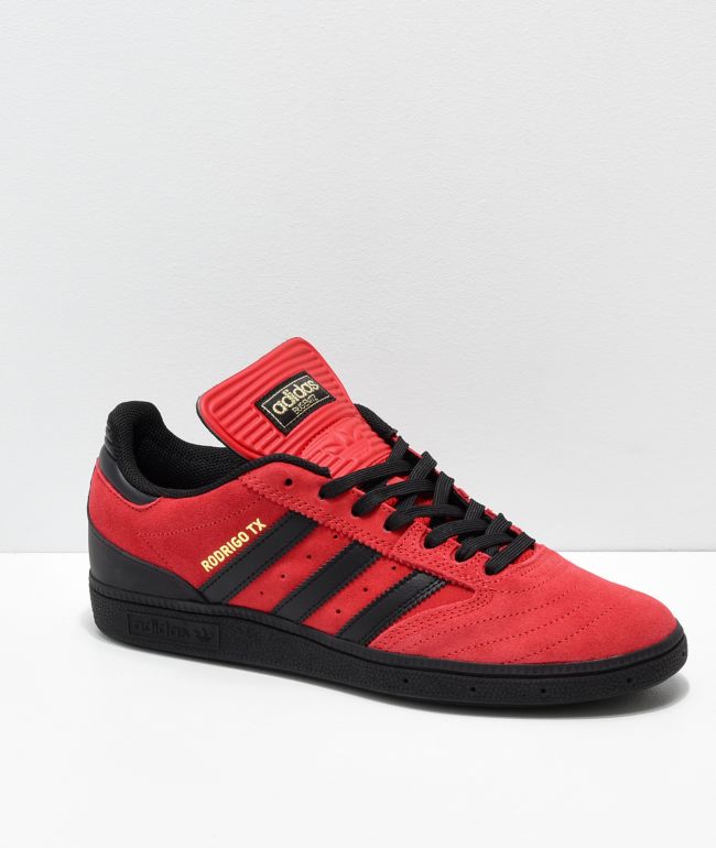 red and black adidas shoes