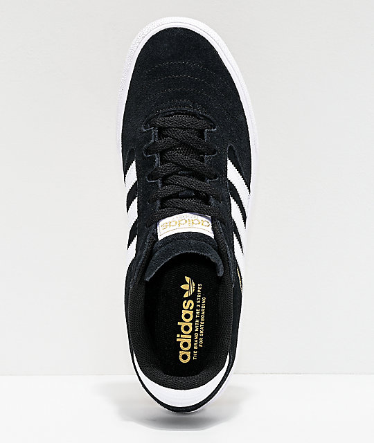 Adidas Busenitz Vulc Ii Black White Gum Shoes Zumiez