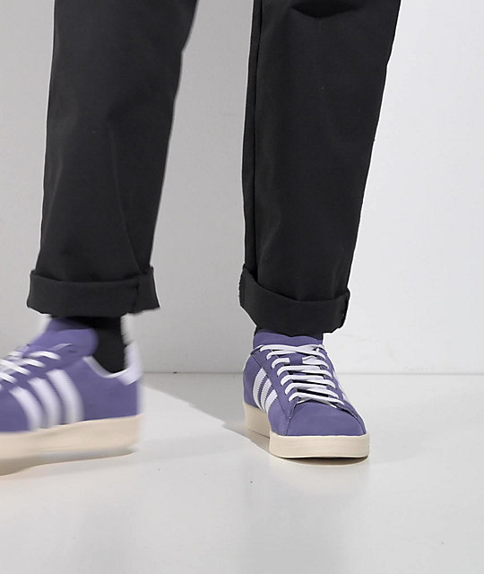 Parpadeo cometer Decepción adidas Campus ADV Orbit Violet & White Skate Shoes