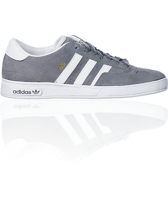 adidas grey white shoes