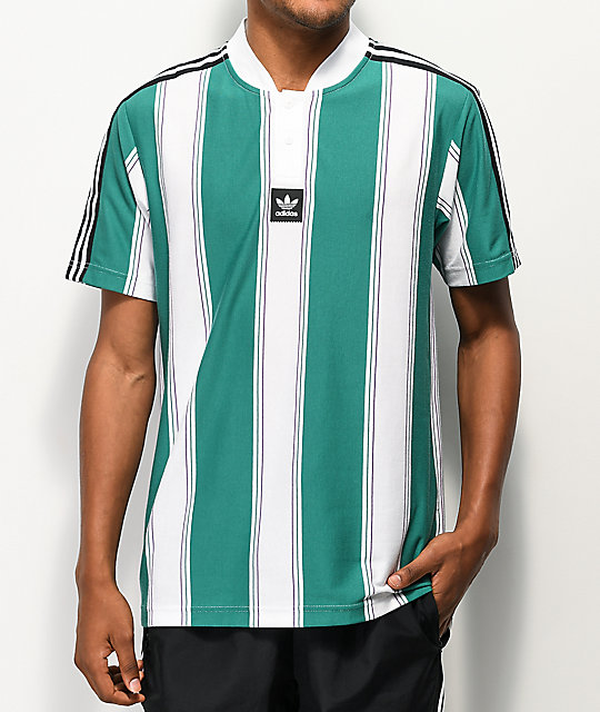 adidas t shirt green and white