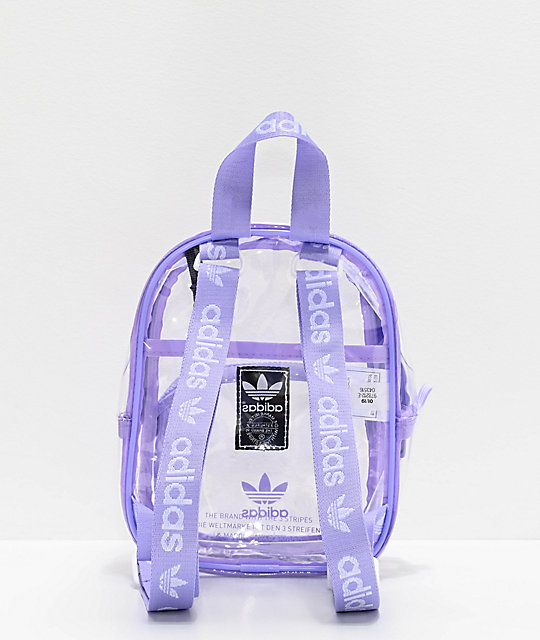 adidas lilac mini backpack