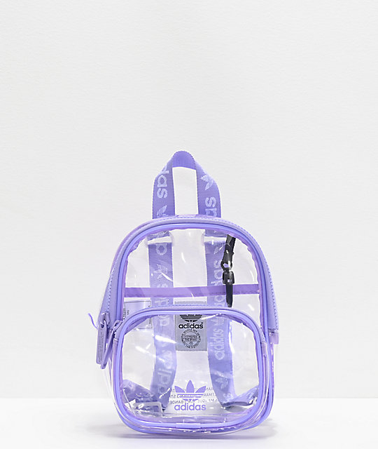 adidas mini clear backpack