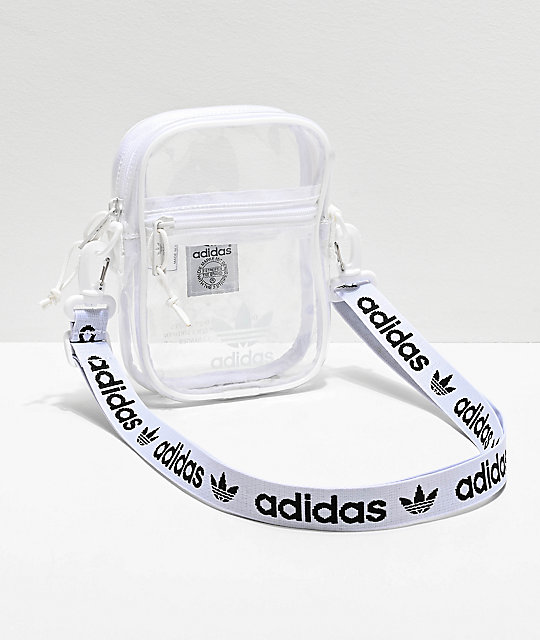adidas Clear & White Shoulder Bag | Zumiez