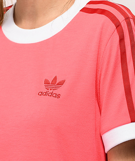adidas camiseta roja
