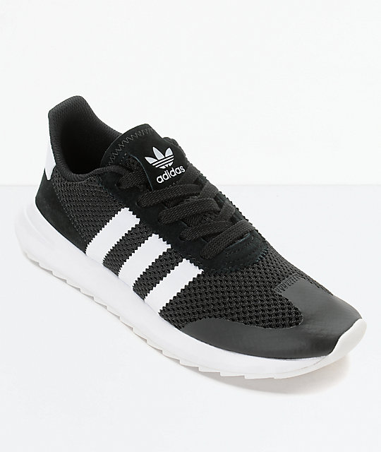 adidas Flashback Black & White Womens Shoes