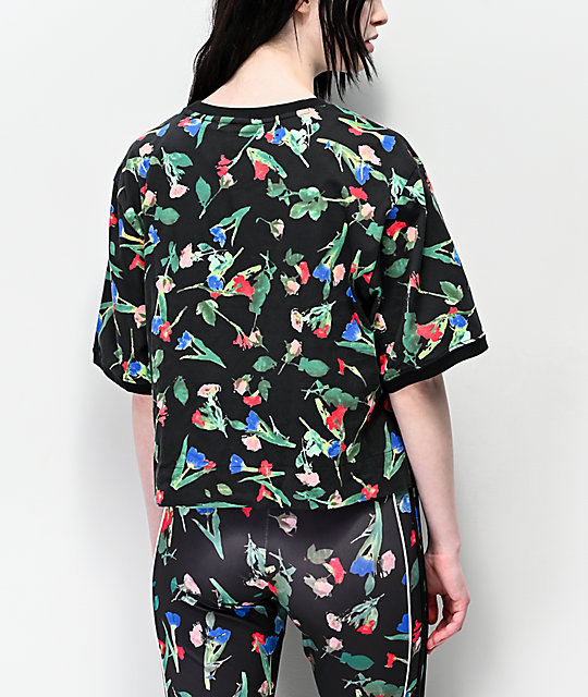 floral print adidas shirt