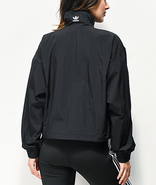 adidas Large Logo chaqueta cortavientos negra adidas Large Logo chaqueta cortavientos negra
