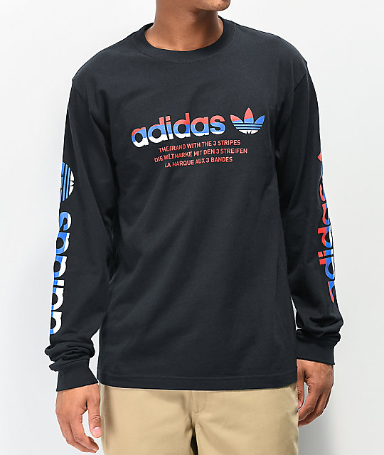 camiseta logo adidas