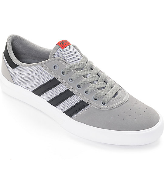 adidas gris con blanco