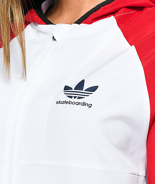 adidas windbreaker zumiez