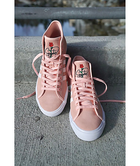 adidas high sneaker rosa adidas high sneaker rosa
