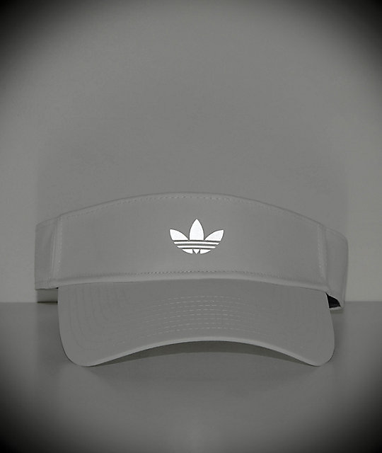 white adidas visor