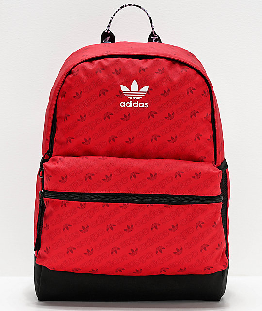 Adidas National Allover Print Red Backpack Zumiez