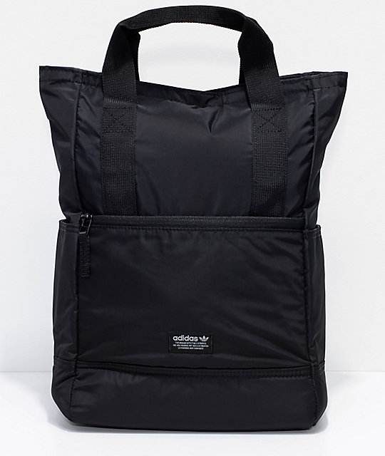 adidas Originals 11 Black Tote Backpack | Zumiez