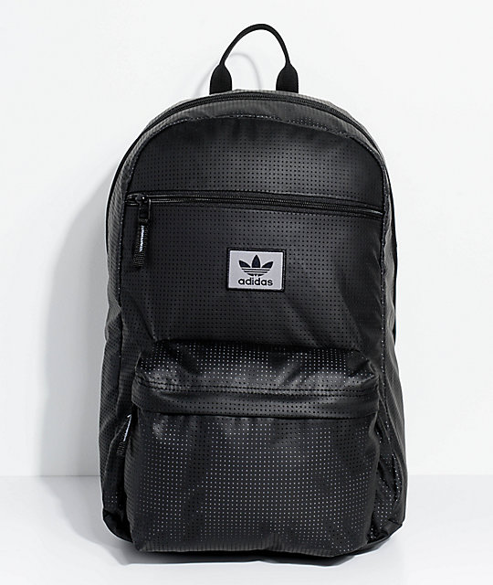 adidas Originals National Plus Black Backpack | Zumiez