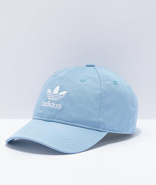 sky blue baseball cap