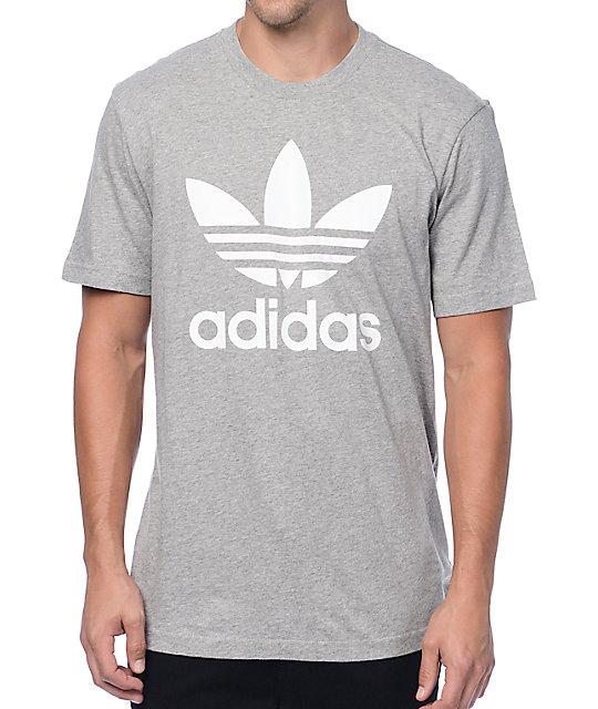 gray adidas shirt