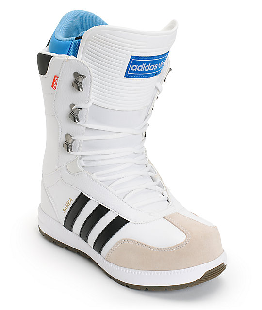 adidas Samba Running White Snowboard Boot | Zumiez